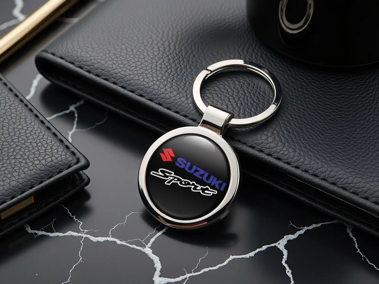 Suzuki Llaveros Brillantes Metal Elegante Pro